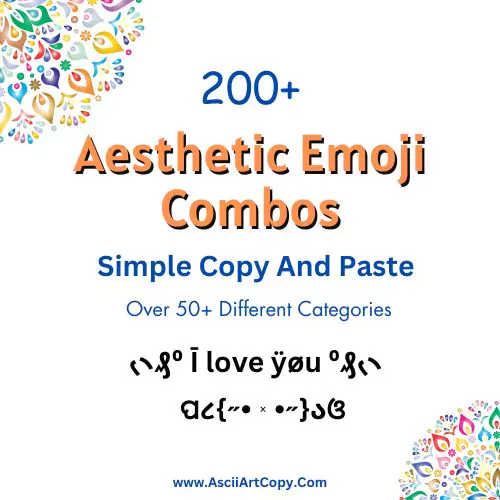 aesthetic emoji combos