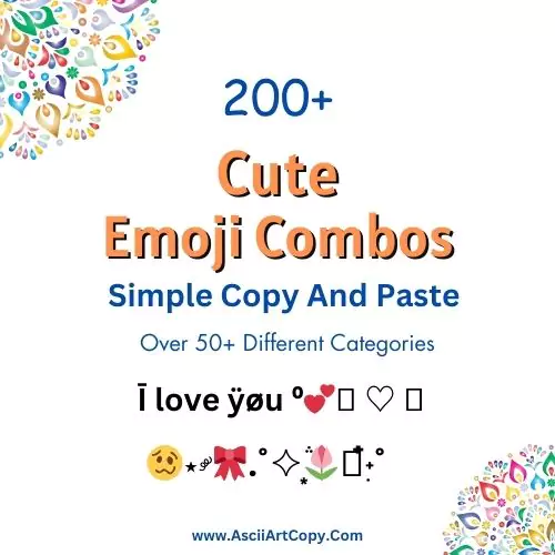 cute emoji combos