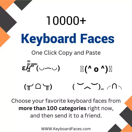 faces with keyboard