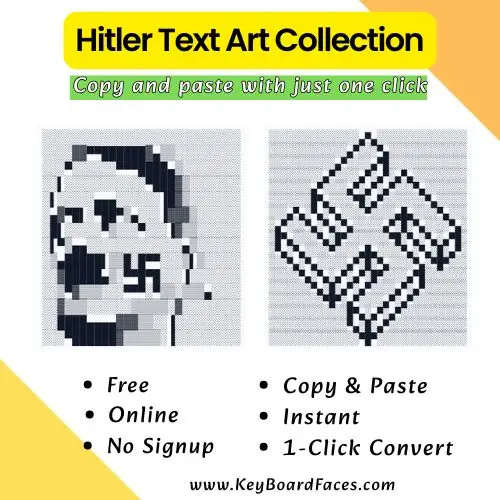 Hitler Text Art