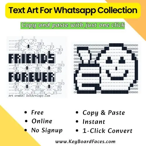 whatsapp Text Art