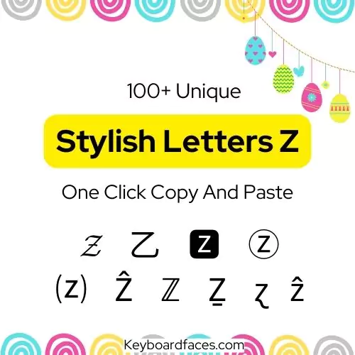 Stylish Letter Z